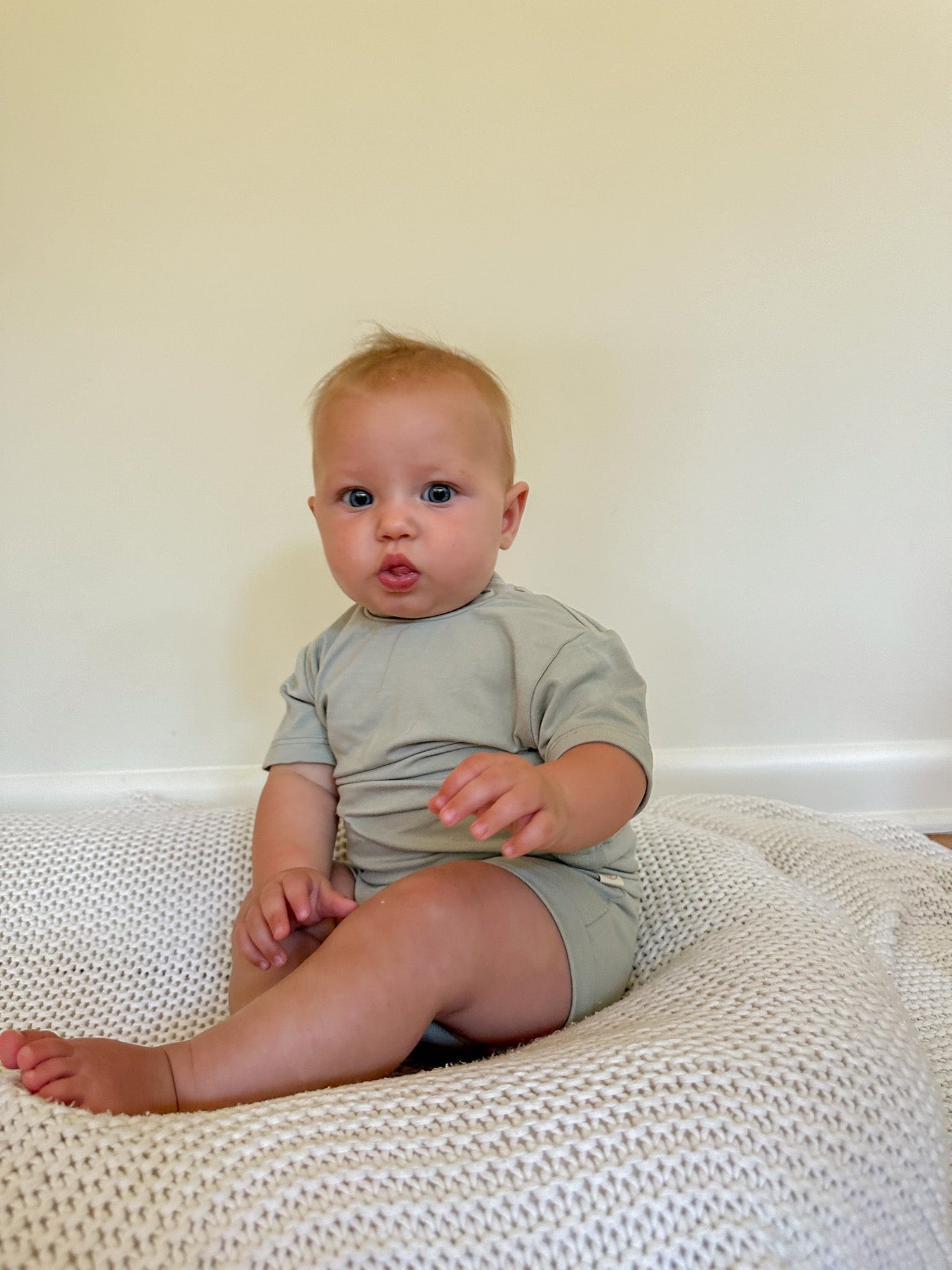 Fold - Over Bloomers | Baby &amp; Toddler | Luxury Bamboo | Sage - Tenth &amp; Pine - Bloomers