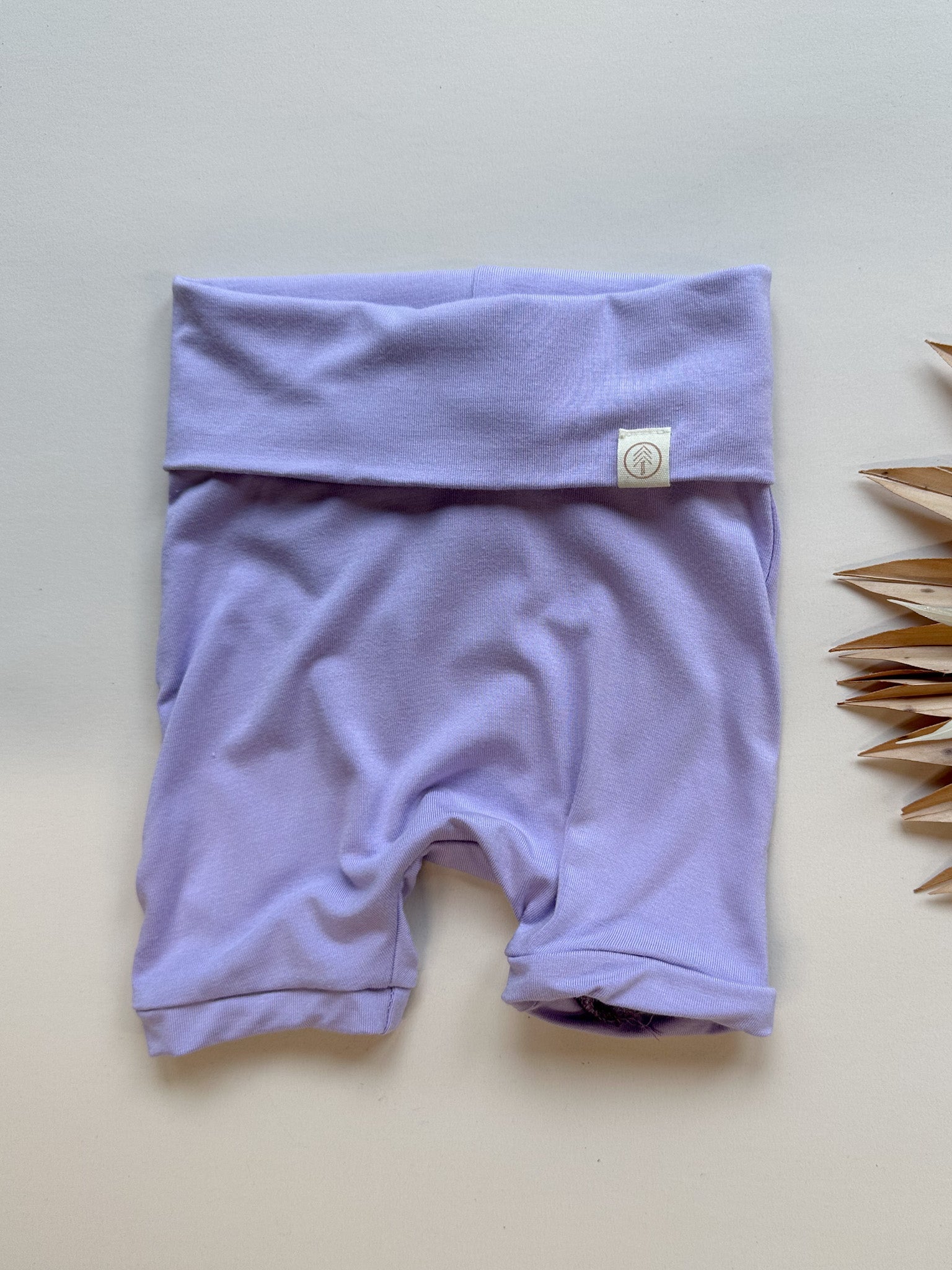 Fold - Over Shorties | Baby &amp; Toddler | Luxury Bamboo | Lilac - Tenth &amp; Pine - Shorts