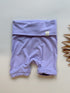 Fold - Over Shorties | Baby & Toddler | Luxury Bamboo | Lilac - Tenth & Pine - Shorts