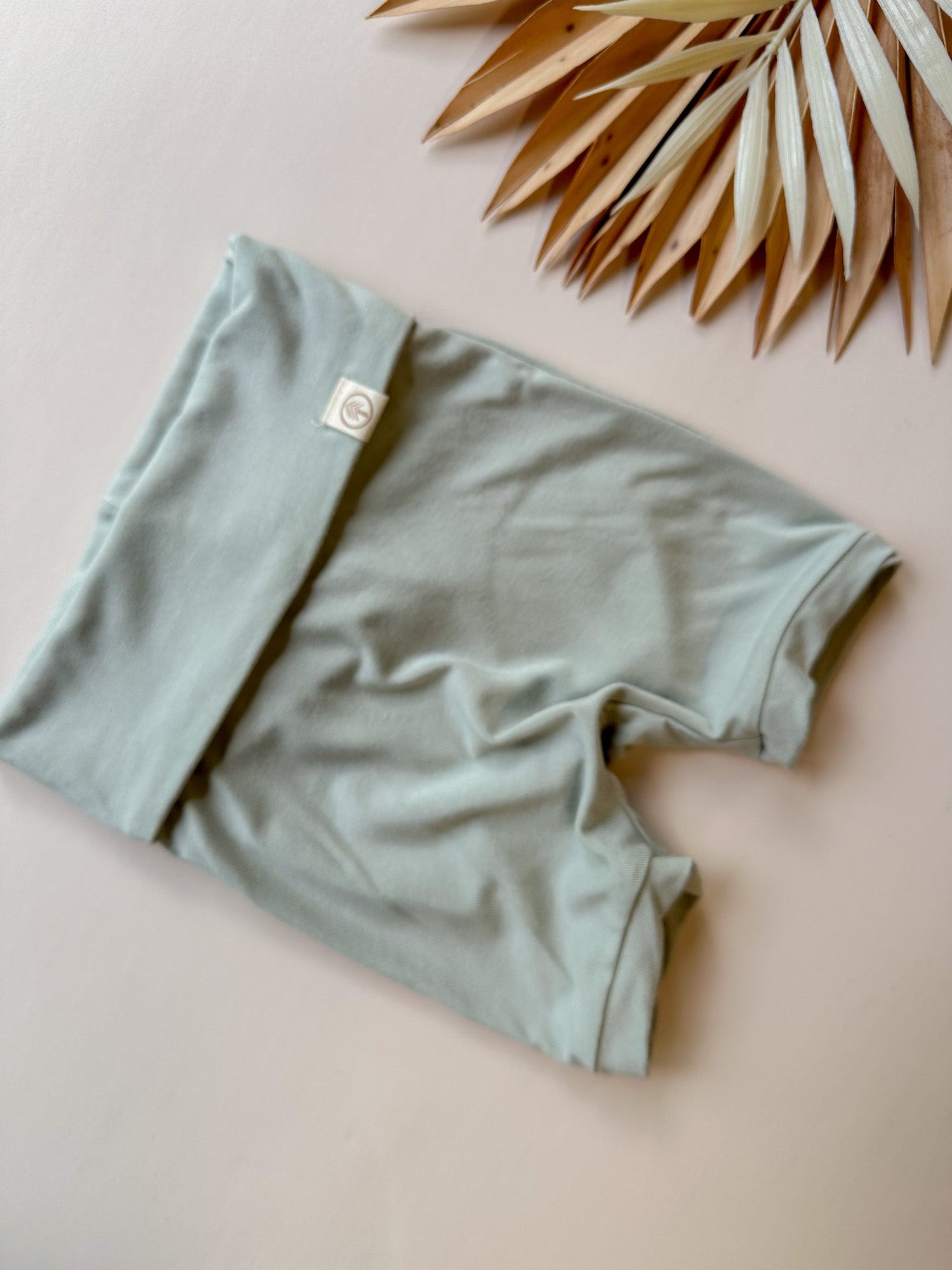 Fold - Over Shorties | Baby &amp; Toddler | Luxury Bamboo | Sage - Tenth &amp; Pine - Shorts