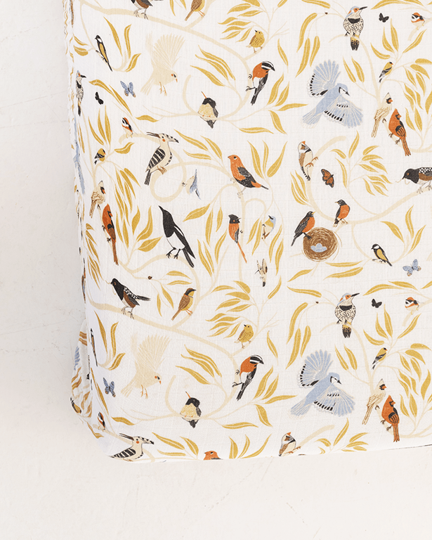 For the Birds Crib Sheet - Tenth &amp; Pine - Crib Sheets - 