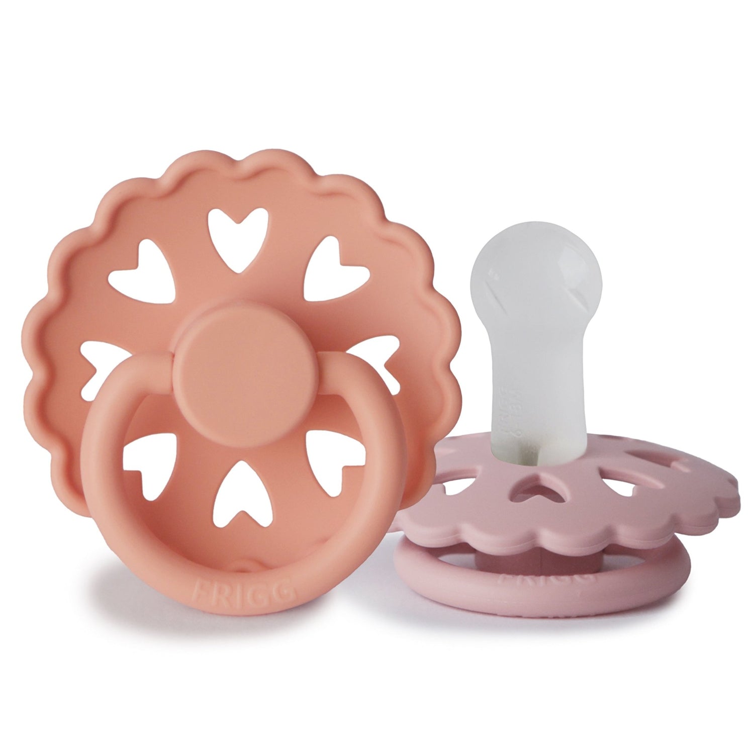 FRIGG Andersen Fairytale Silicone Pacifier 2 - Pack - Tenth &amp; Pine - FRIGG PACIFIERS - 6 - 18 months - Pretty in Peach/Primrose