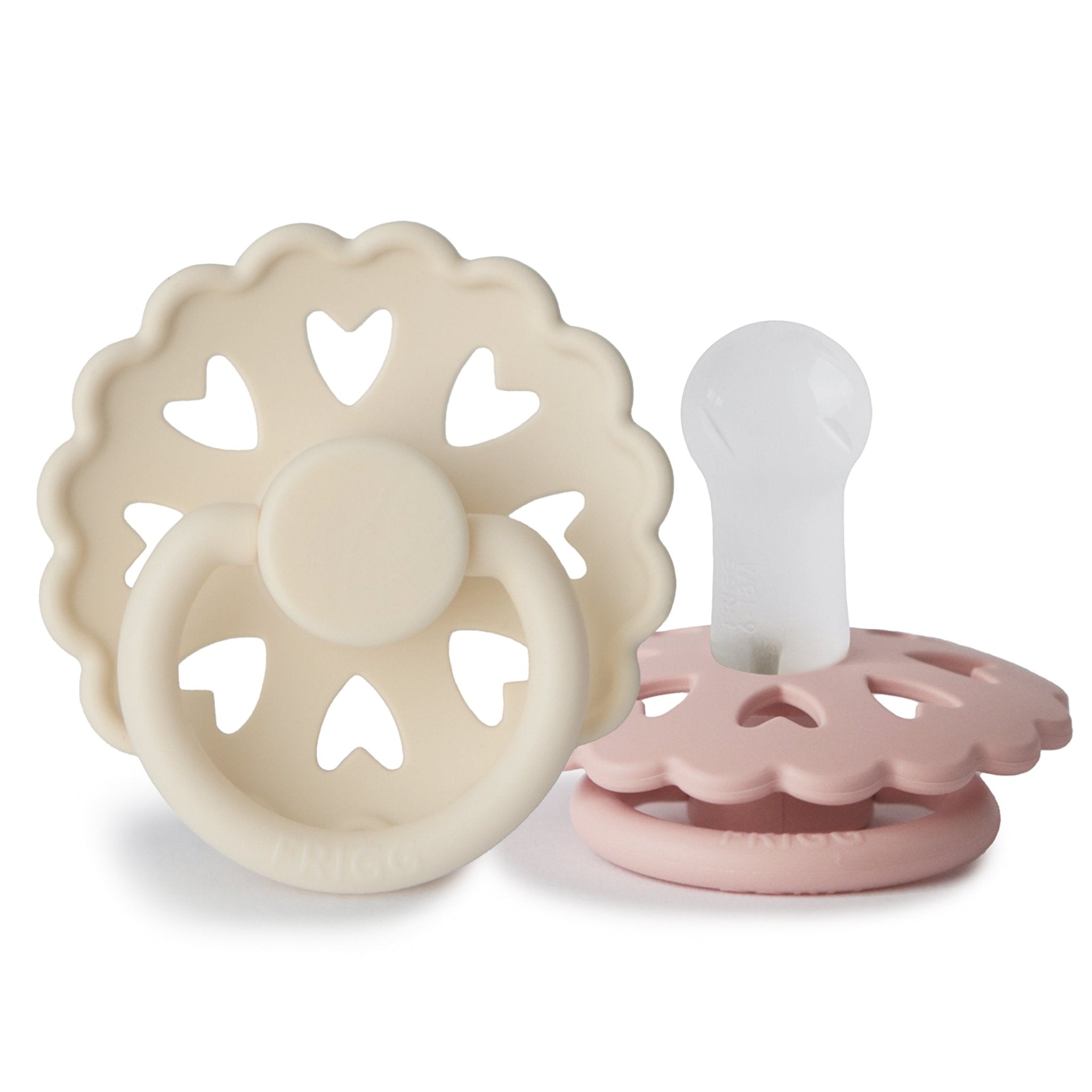 FRIGG Andersen Fairytale Silicone Pacifier 2 - Pack - Tenth &amp; Pine - FRIGG PACIFIERS - 6 - 18 months - Cream/Blush