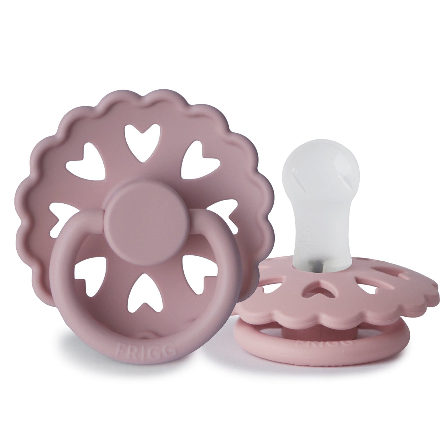 FRIGG Andersen Fairytale Silicone Pacifier 2 - Pack - Tenth &amp; Pine - FRIGG PACIFIERS - 0 - 6 months - Twilight Mauve/Primrose