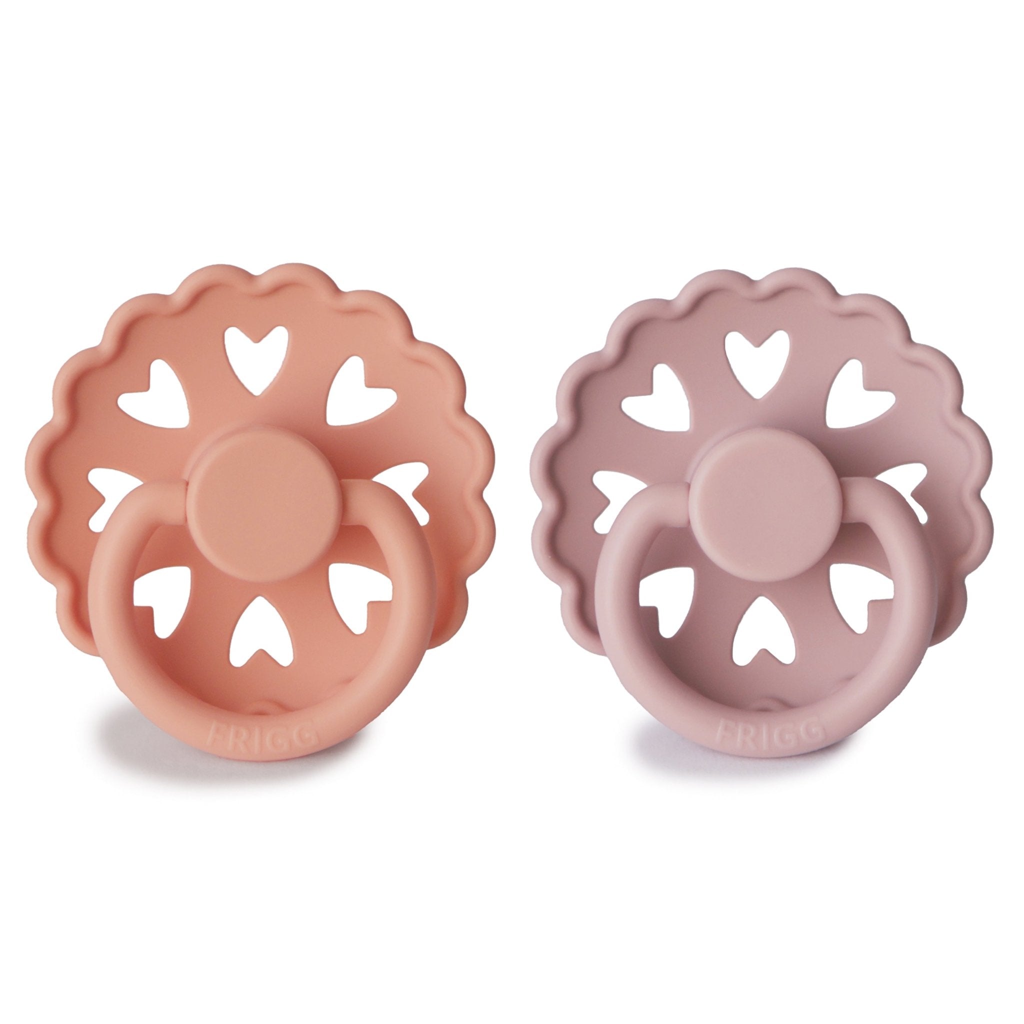 FRIGG Andersen Fairytale Silicone Pacifier 2 - Pack - Tenth &amp; Pine - FRIGG PACIFIERS - 6 - 18 months - Pretty in Peach/Primrose