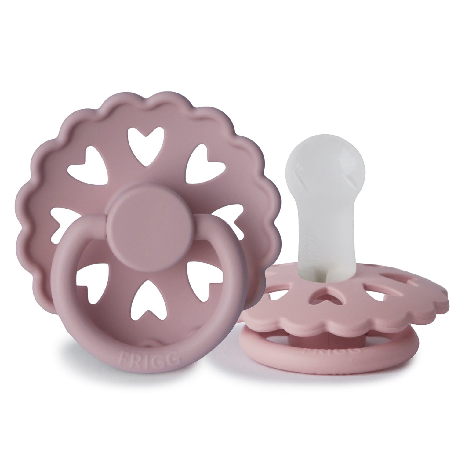 FRIGG Andersen Fairytale Silicone Pacifier 2 - Pack - Tenth &amp; Pine - FRIGG PACIFIERS - 6 - 18 months - Twilight Mauve/Primrose