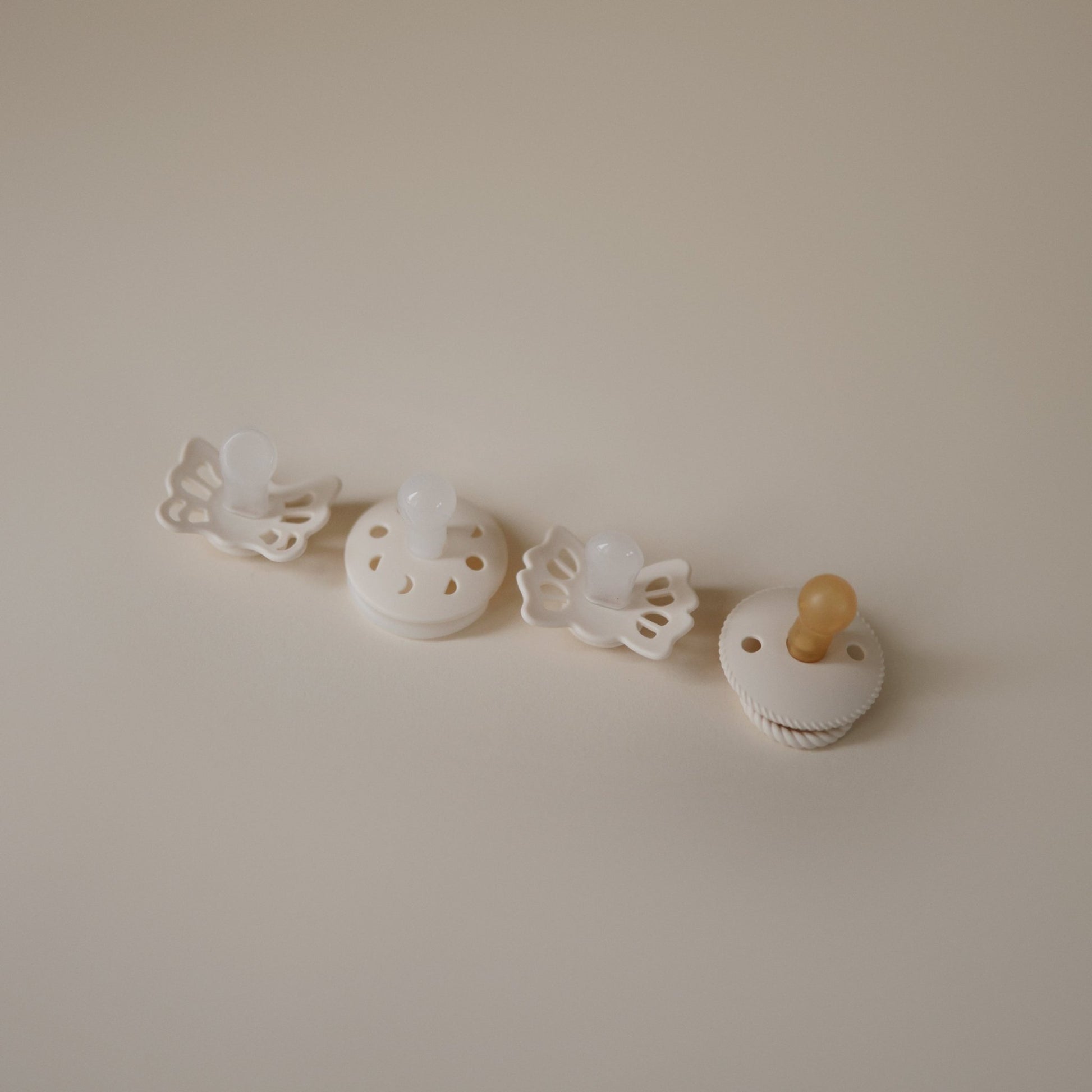 FRIGG Baby's First Pacifier Moonlight Sailing (Cream) 4 - Pack - Tenth & Pine - FRIGG PACIFIERS - 