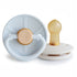 FRIGG Little Viking Natural Rubber Pacifier 2 - Pack - Tenth & Pine - Pacifiers & Teethers - 0 - 6 months - Powder Blue/Cream