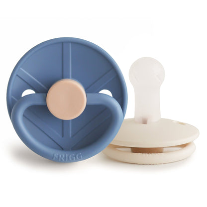 FRIGG Little Viking Silicone 2 - Pack - Tenth &amp; Pine - Pacifiers &amp; Teethers - 6 - 18 months - Ocean View/Cream