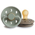 FRIGG Moon Natural Rubber Pacifier 2 - Pack - Tenth & Pine - FRIGG PACIFIERS - 0 - 6 months - Sage/Portobello