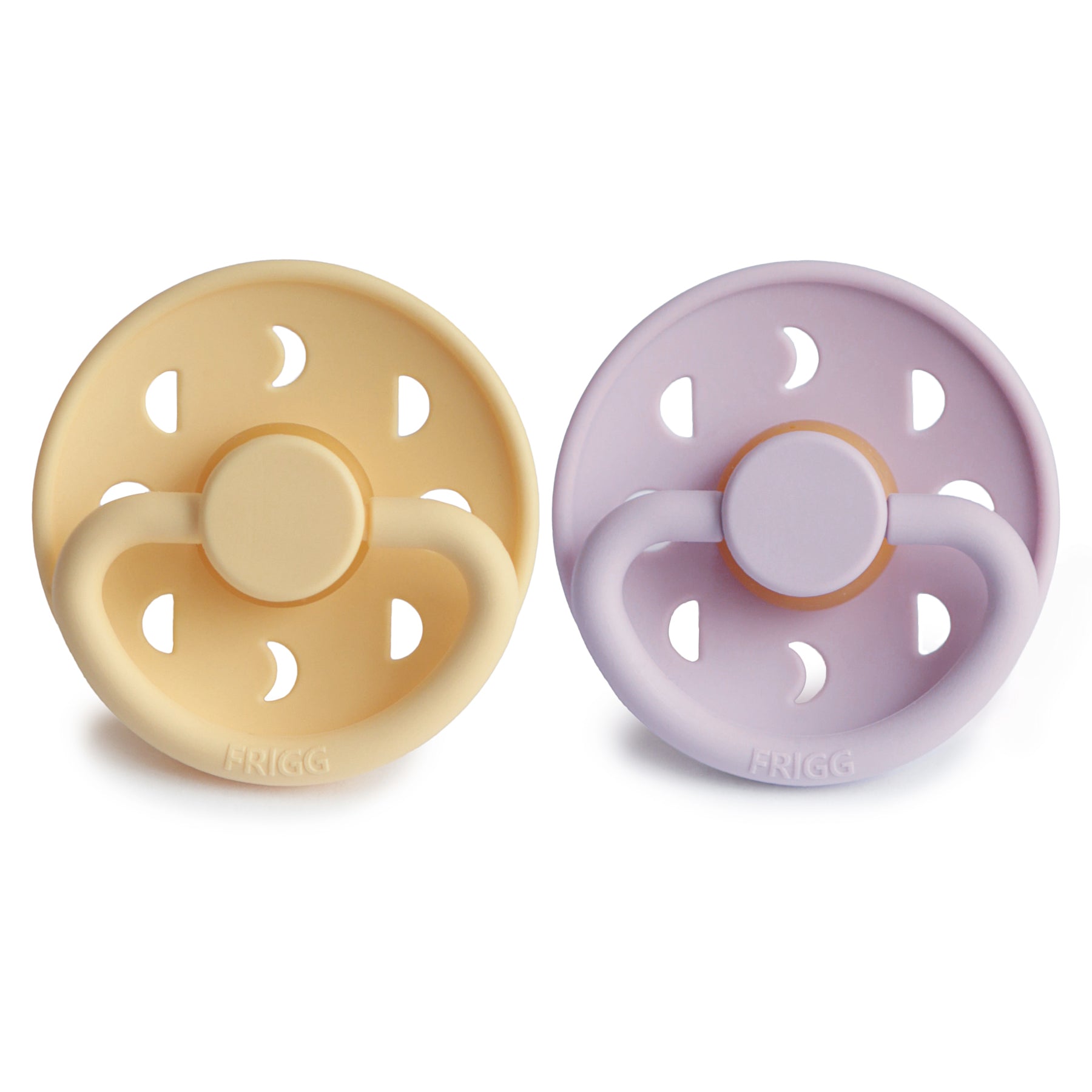 FRIGG Moon Natural Rubber Pacifier 2 - Pack - Tenth &amp; Pine - FRIGG PACIFIERS - 6 - 18 months - Sage/Portobello