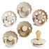 FRIGG Natural Rubber 6 - Pack - Tenth & Pine - FRIGG PACIFIERS - 0 - 6 Months - Cinnamon Charm