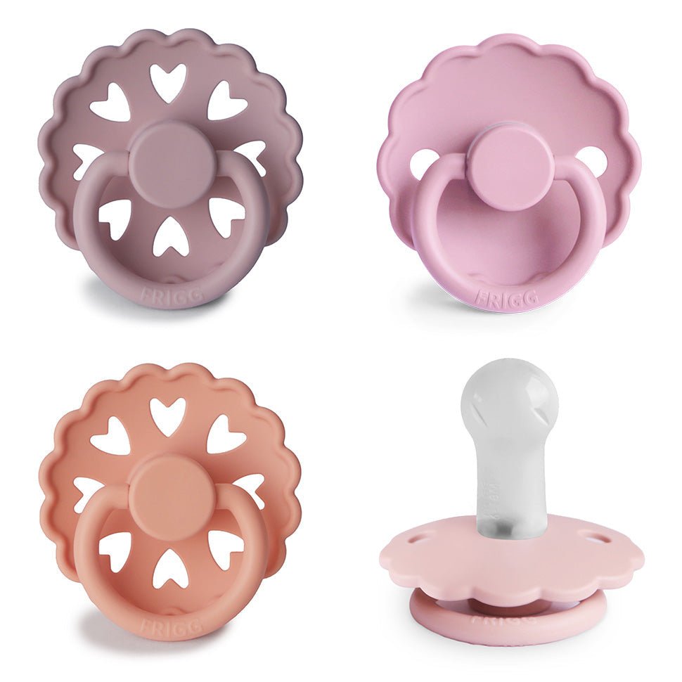 FRIGG Silicone Pacifier 4 - Pack - Tenth &amp; Pine - FRIGG PACIFIERS - 6 - 18 Months - Sunset Bliss