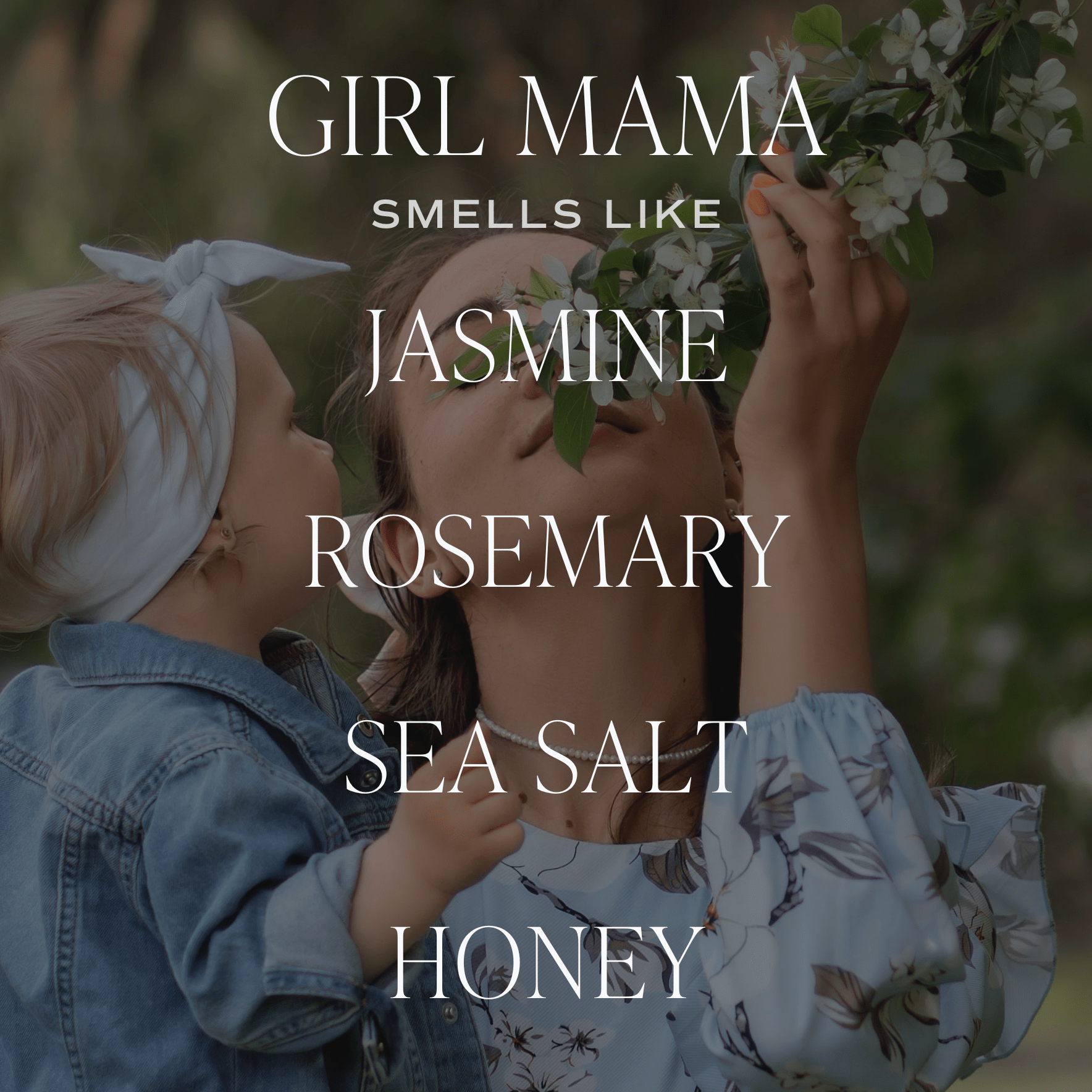 Girl Mama Soy Candle - Clear Jar - 9 oz (Wildflowers and Salt) - Tenth &amp; Pine - Candles - 
