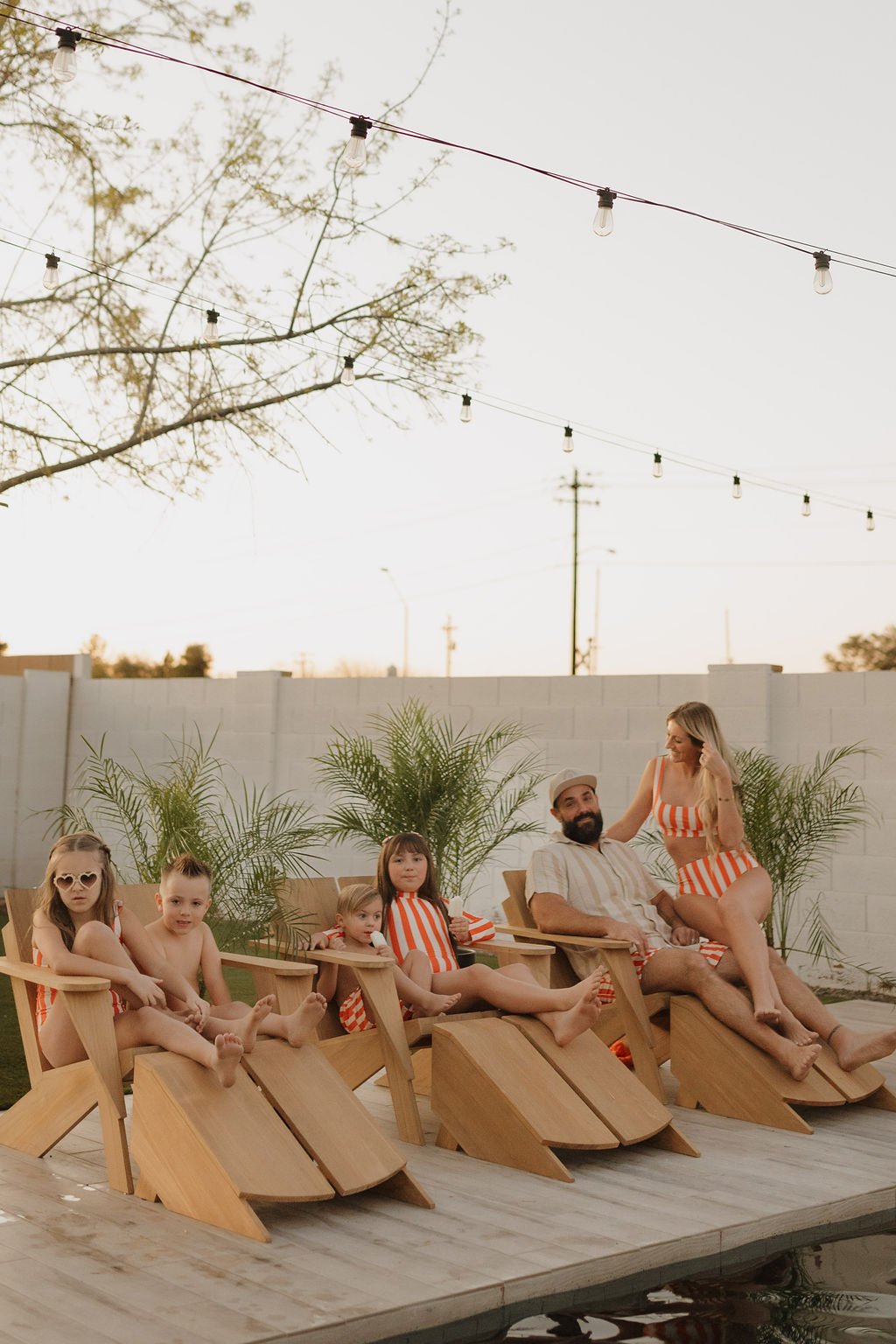 Girls Long Sleeve Swimsuit | Poolside - Tenth & Pine - Swimsuit - 0 - 6 Months - forever french baby