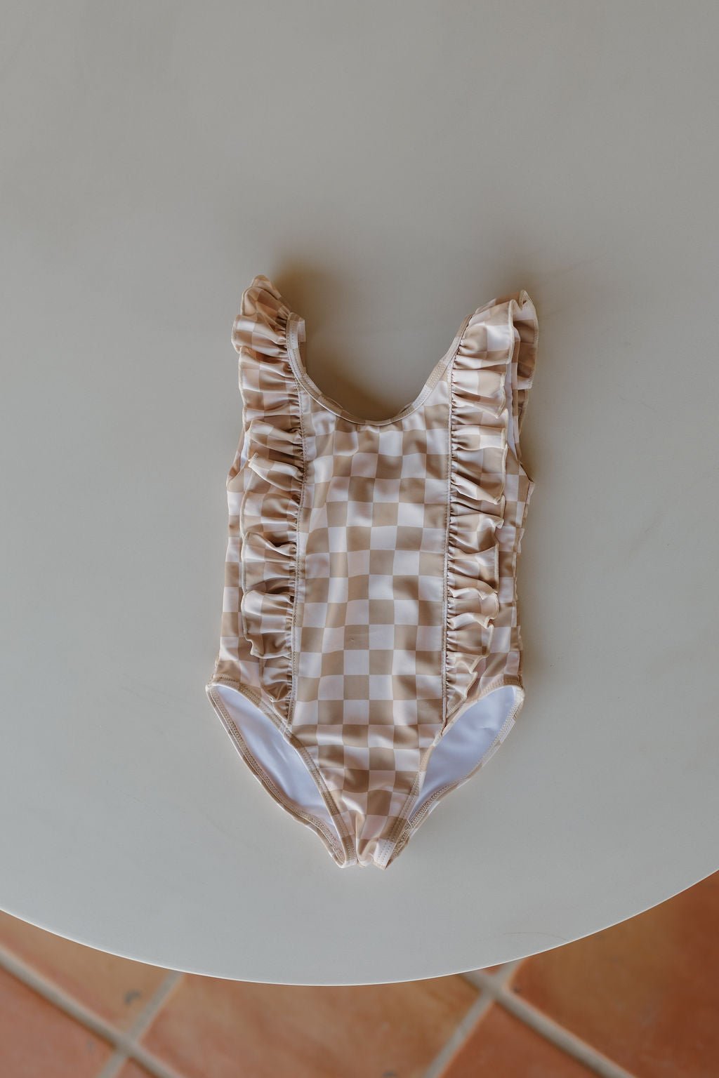 Girls Sleeveless Swimsuit | Coastline - Tenth & Pine - Swimsuit - 0 - 6 months - forever french baby