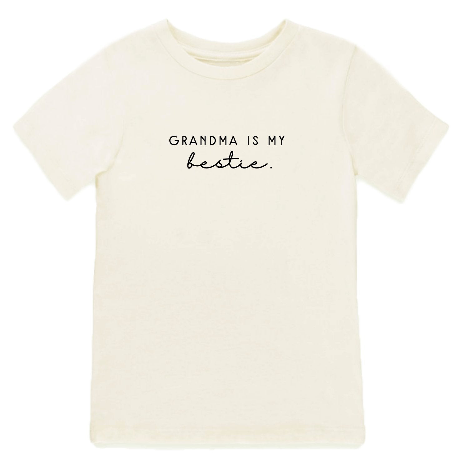 Grandma is My Bestie - Organic Cotton Kids Graphic Tee - Tenth &amp; Pine - Short Sleeve Tee