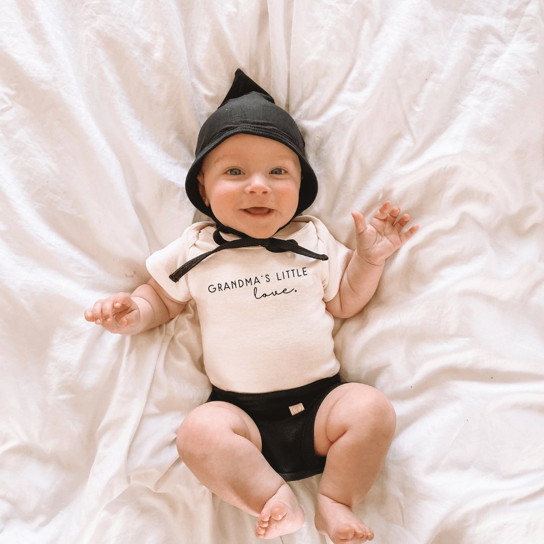 Grandma's Little Love - Organic Cotton Bodysuit - Tenth & Pine - Short Sleeve Onesie - 0 - 3M