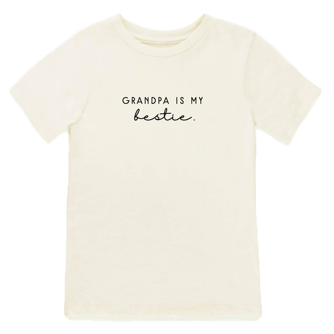 Grandpa is My Bestie - Organic Cotton Kids Graphic Tee - Tenth &amp; Pine - Short Sleeve Tee