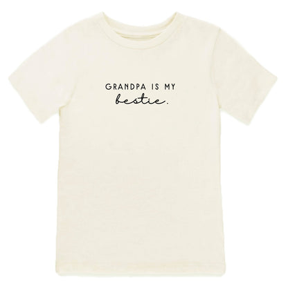 Grandpa is My Bestie - Organic Cotton Kids Graphic Tee - Tenth &amp; Pine - Short Sleeve Tee