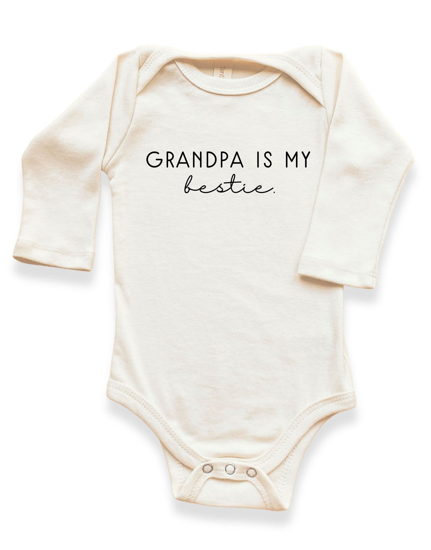 organic cotton Baby onesie with &