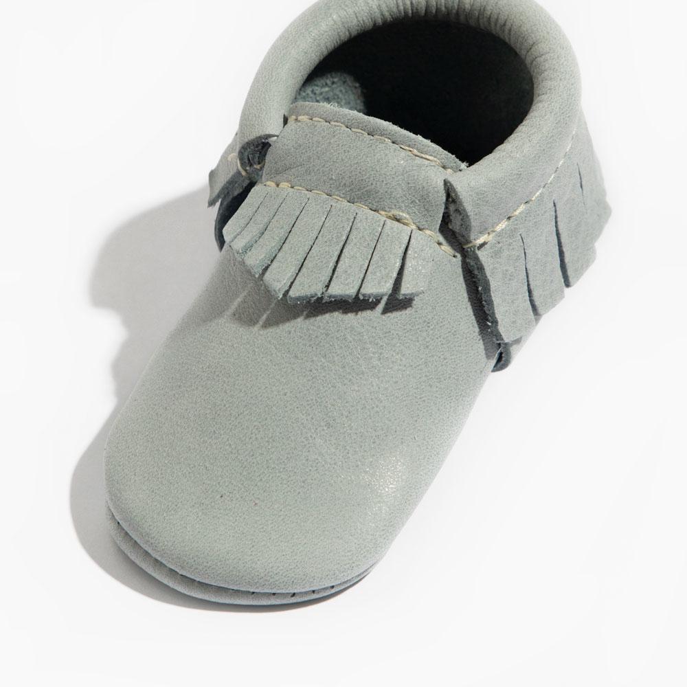 Greatest Snow on Earth Moccasin Baby Shoe - Tenth &amp; Pine - Moccasin - Soft Sole - Newborn