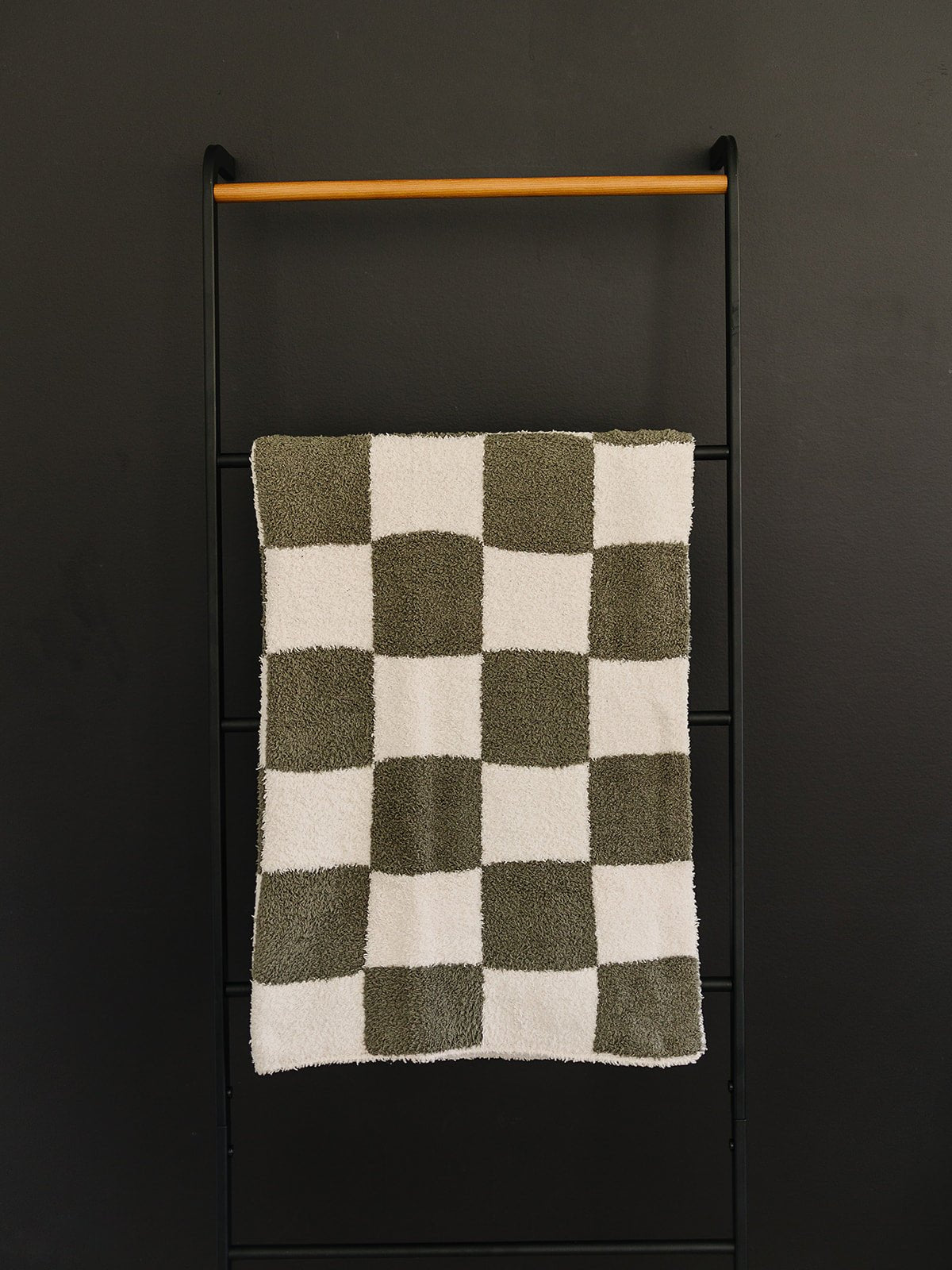 Green Checkered Plush Blanket - Tenth &amp; Pine - Lovey 15X20