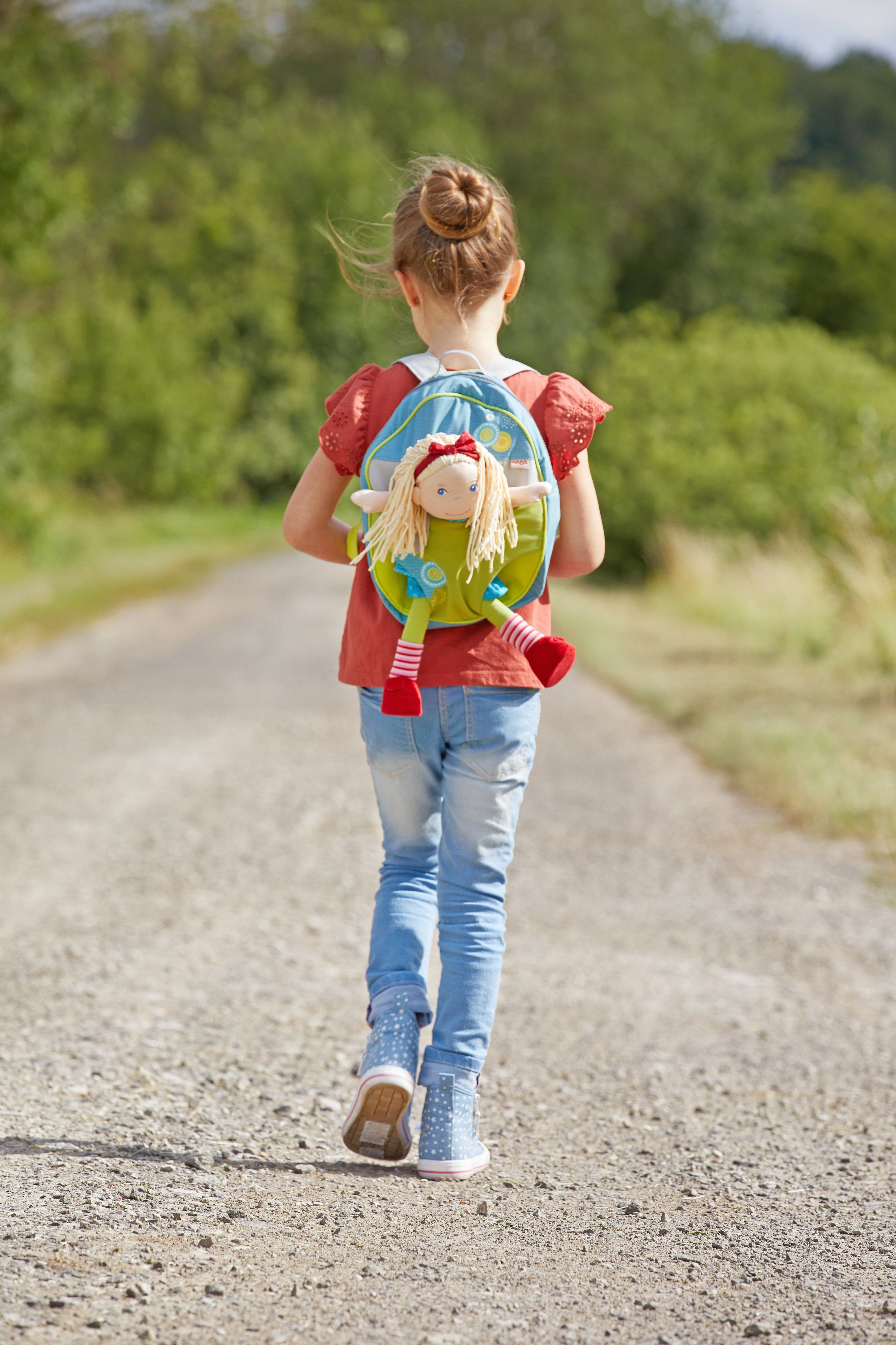 Summer Meadow Backpack to Carry 12&quot; Soft Dolls