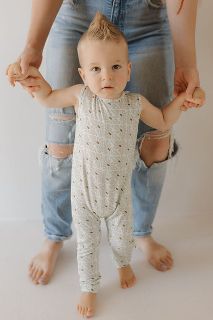 Harem Bamboo Romper | Coast - Tenth & Pine - Romper - Newborn - forever french baby