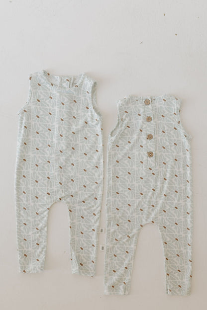 Harem Bamboo Romper | Coast - Tenth & Pine - Romper - Newborn - forever french baby