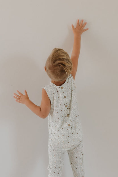 Harem Bamboo Romper | Coast - Tenth & Pine - Romper - Newborn - forever french baby
