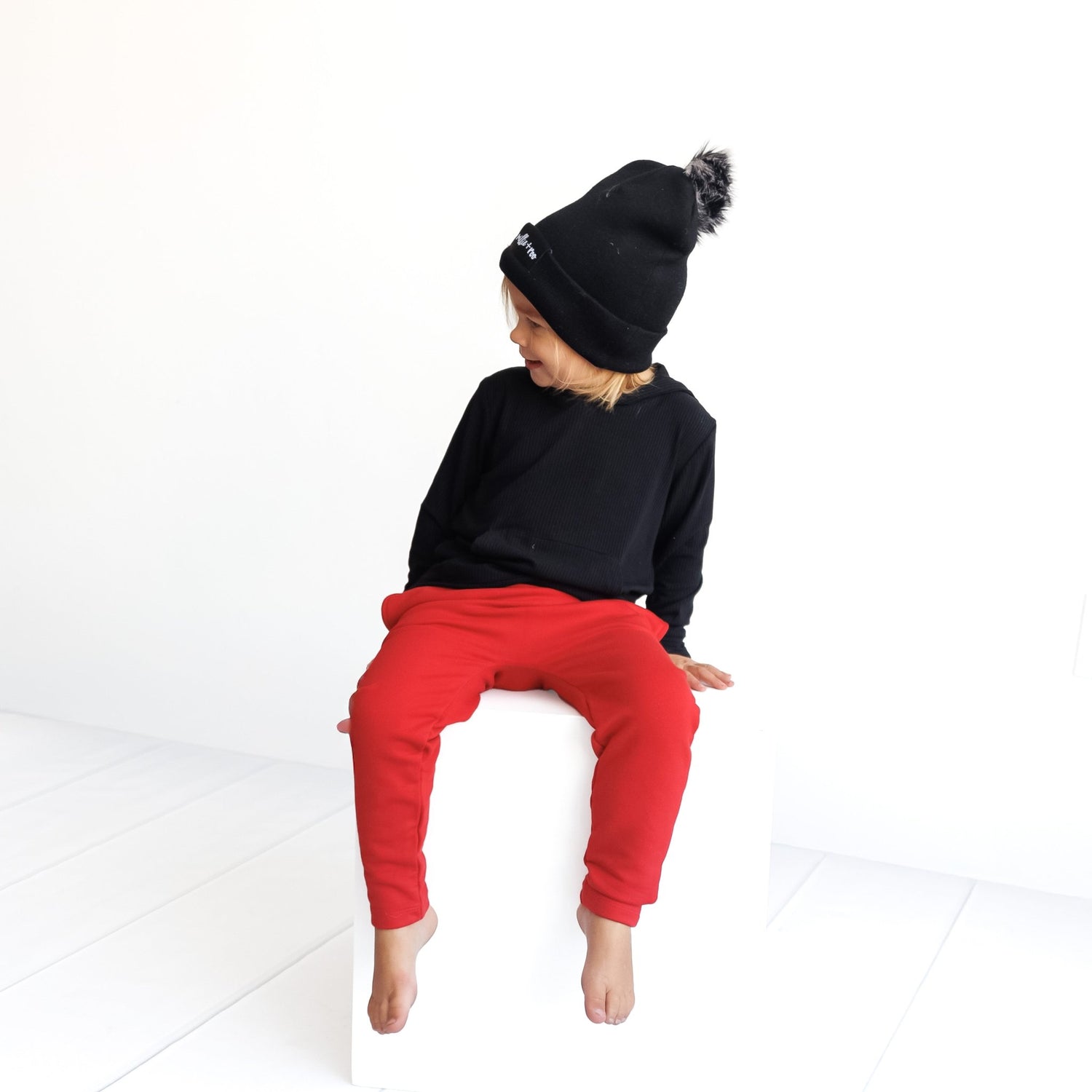 HAREM PANTS - Red - Tenth &amp; Pine - harem pants - 0/6m