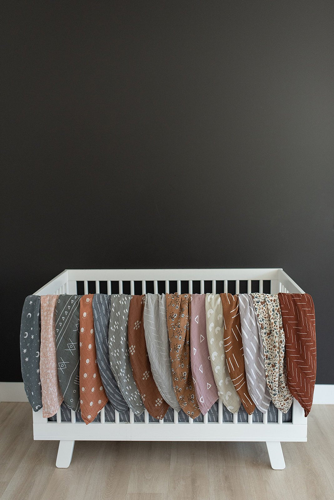 Harvest Floral Muslin Swaddle Blanket - Tenth &amp; Pine - 
