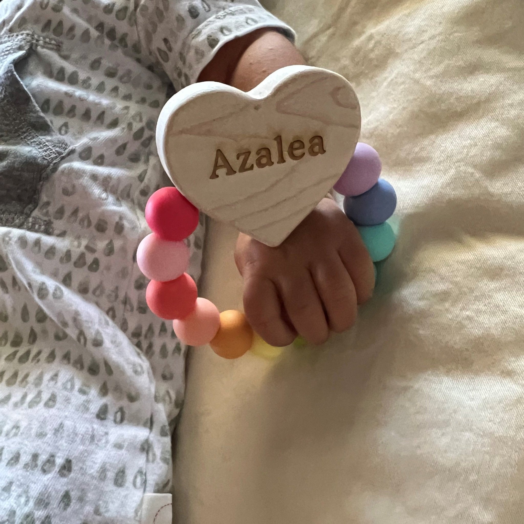 Heart Charm Teether - Tenth &amp; Pine - Pacifiers &amp; Teethers - Bannor