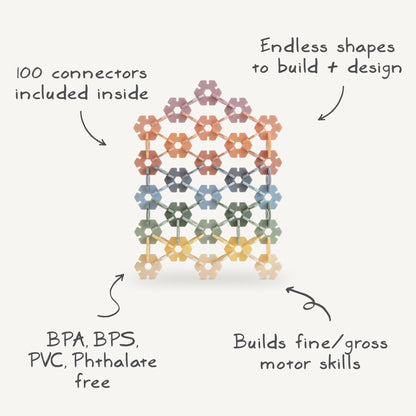 HEX Connect Building Toy Set - Tenth &amp; Pine - Connect Building Toy Set - 