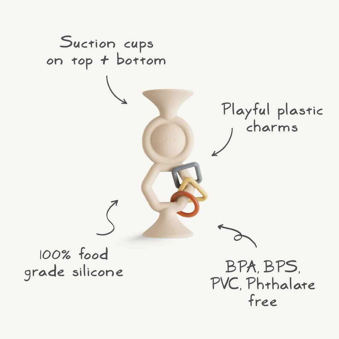 HexaPop Suction Toy - Tenth &amp; Pine - toys - Shifting Sand