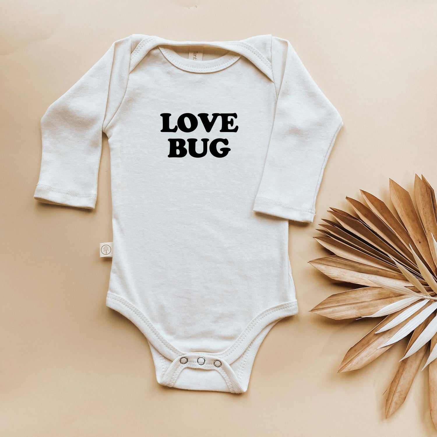 Love Bug Long Sleeve Onesie®, Baby, Girl, Boy, Infant, Toddler, Newborn, Organic, Bodysuit, Outfit, One Piece, Unisex, Gender Neutral, Words