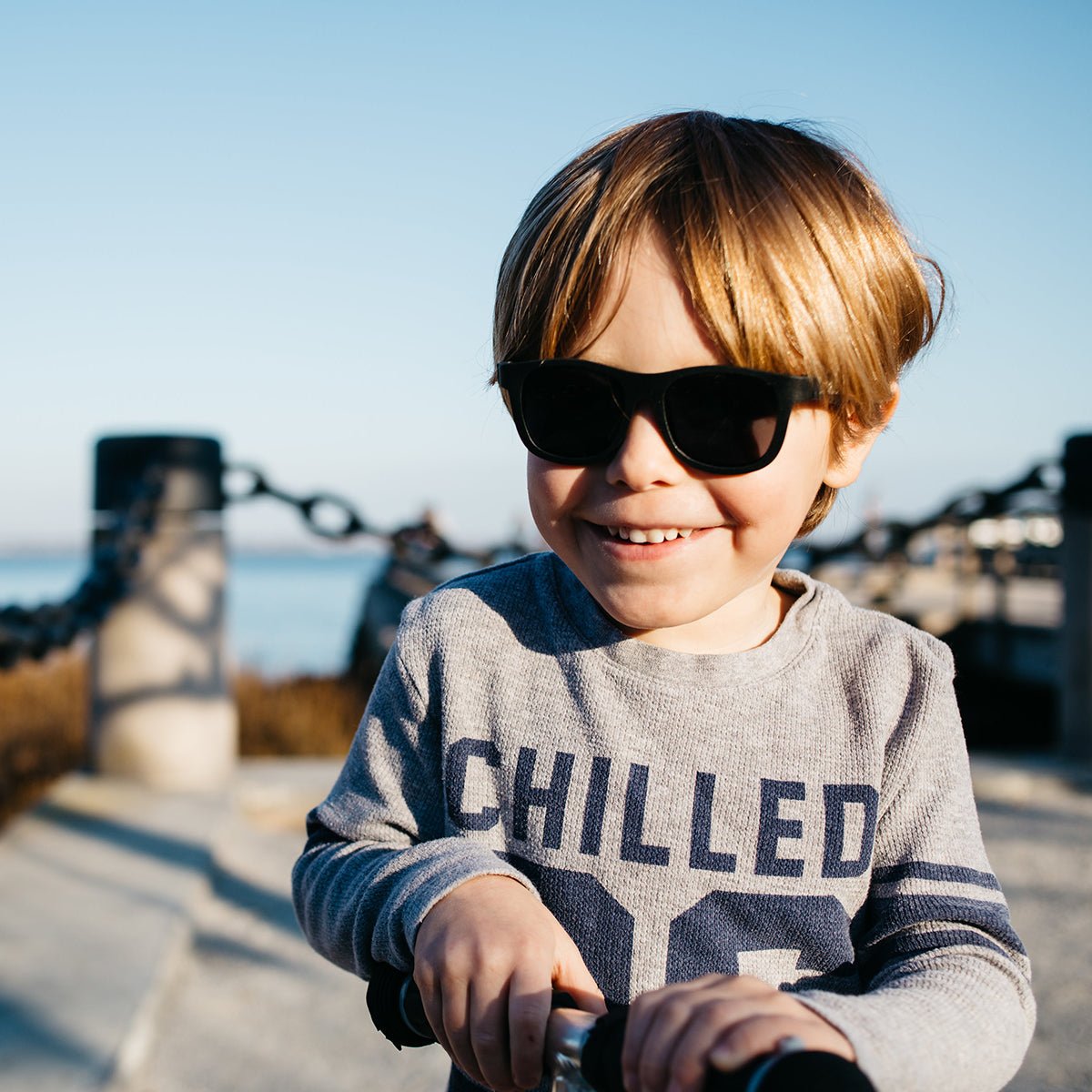 Jet Black Navigator - Tenth & Pine - Sunglasses - Ages 0 - 2 - Original Navigators - Babiators Sunglasses
