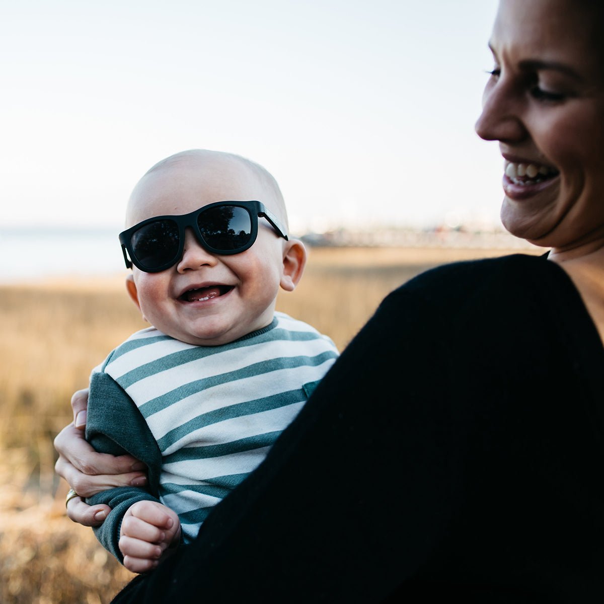 Jet Black Navigator - Tenth & Pine - Sunglasses - Ages 0 - 2 - Original Navigators - Babiators Sunglasses