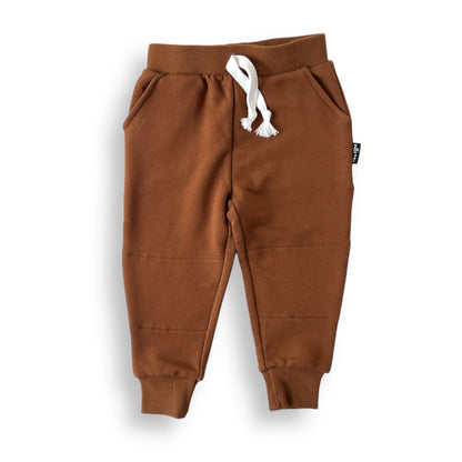 JOGGERS - Bark Bamboo French Terry - Tenth &amp; Pine - jogger pants - 0/6M