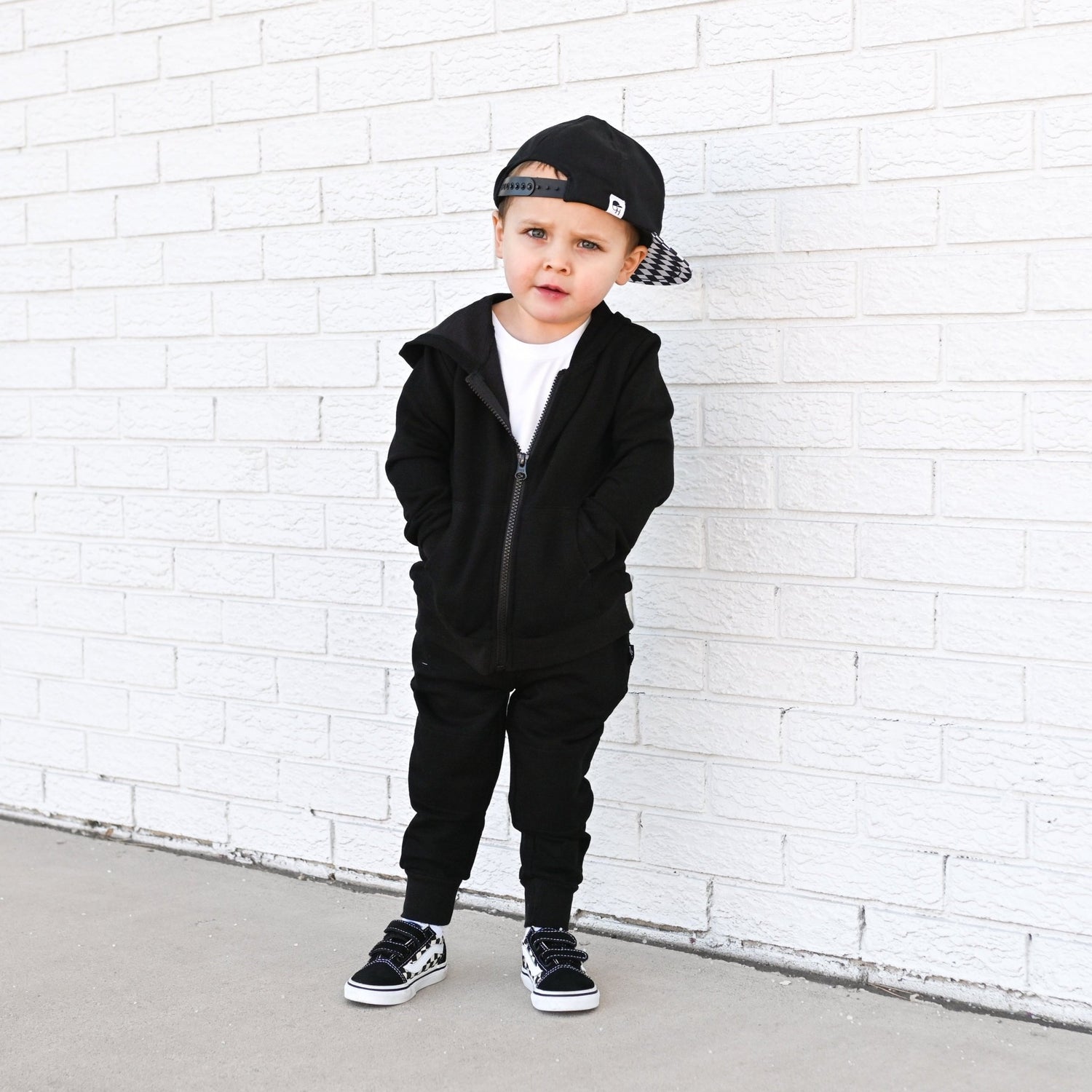 JOGGERS - Midnight Bamboo French Terry - Tenth &amp; Pine - jogger pants - 0/6M