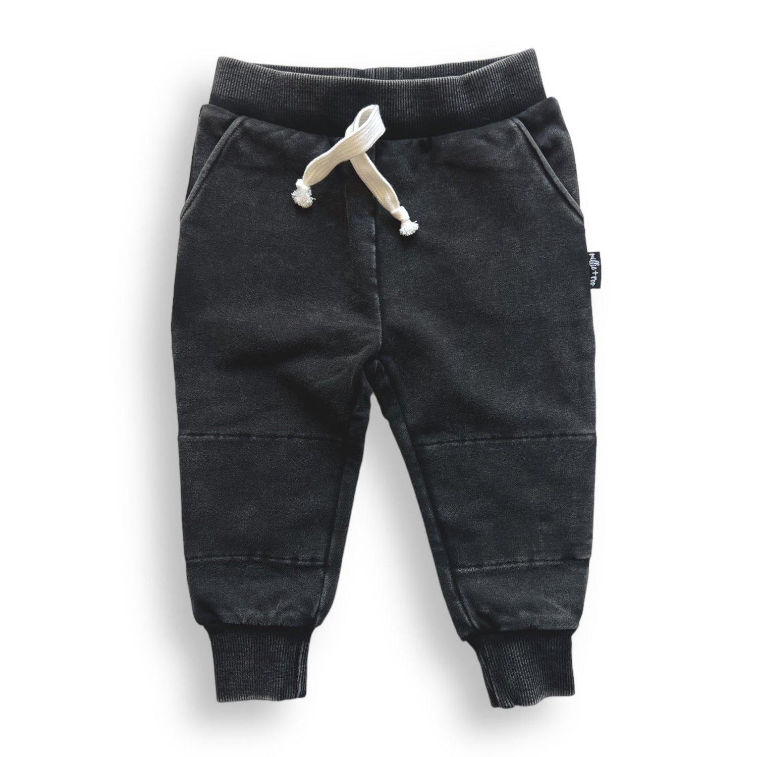 JOGGERS - Midnight Snow Wash French Terry - Tenth &amp; Pine - jogger pants - 0/6M