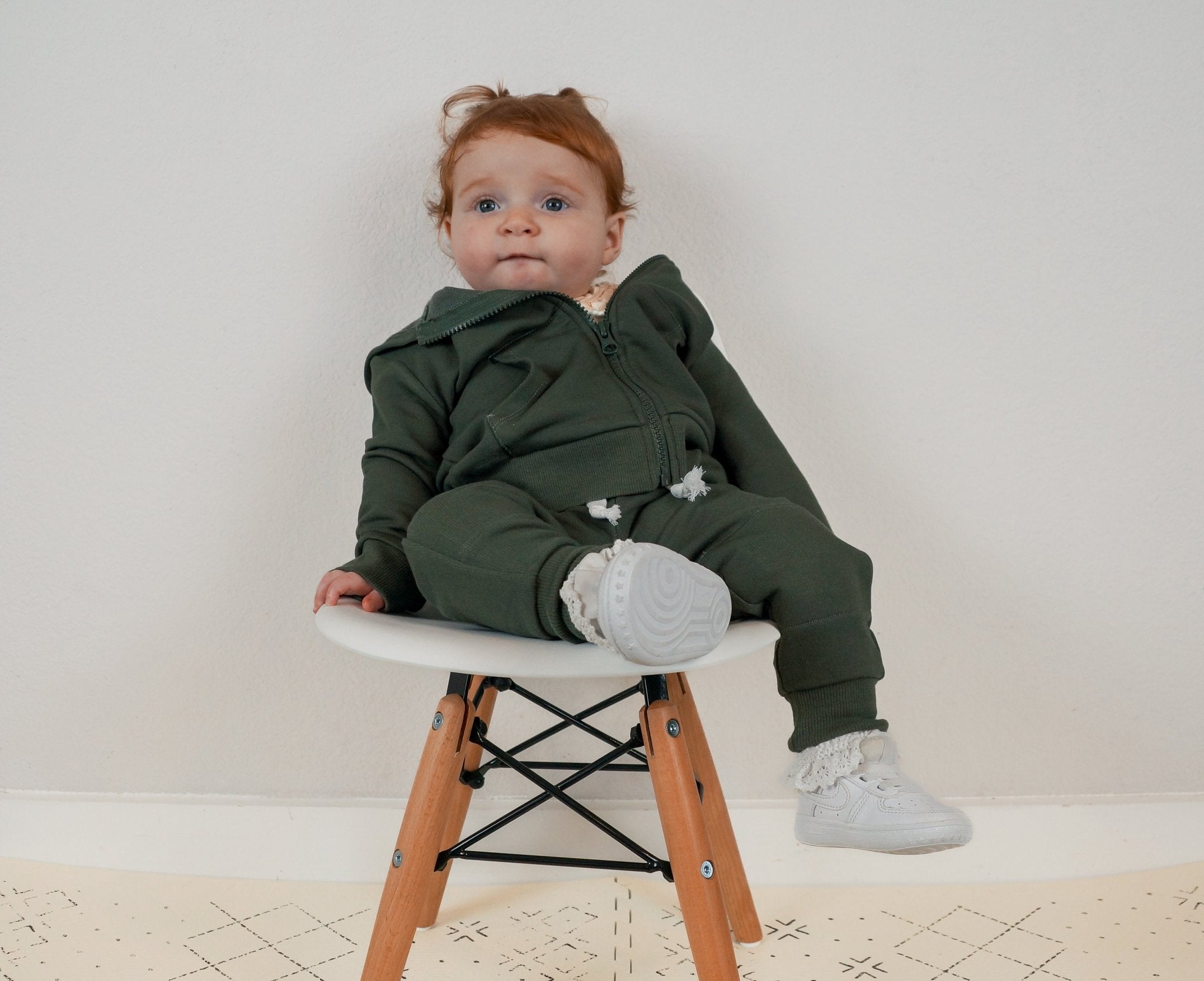 JOGGERS - Moss Bamboo French Terry - Tenth &amp; Pine - jogger pants - 0/6M