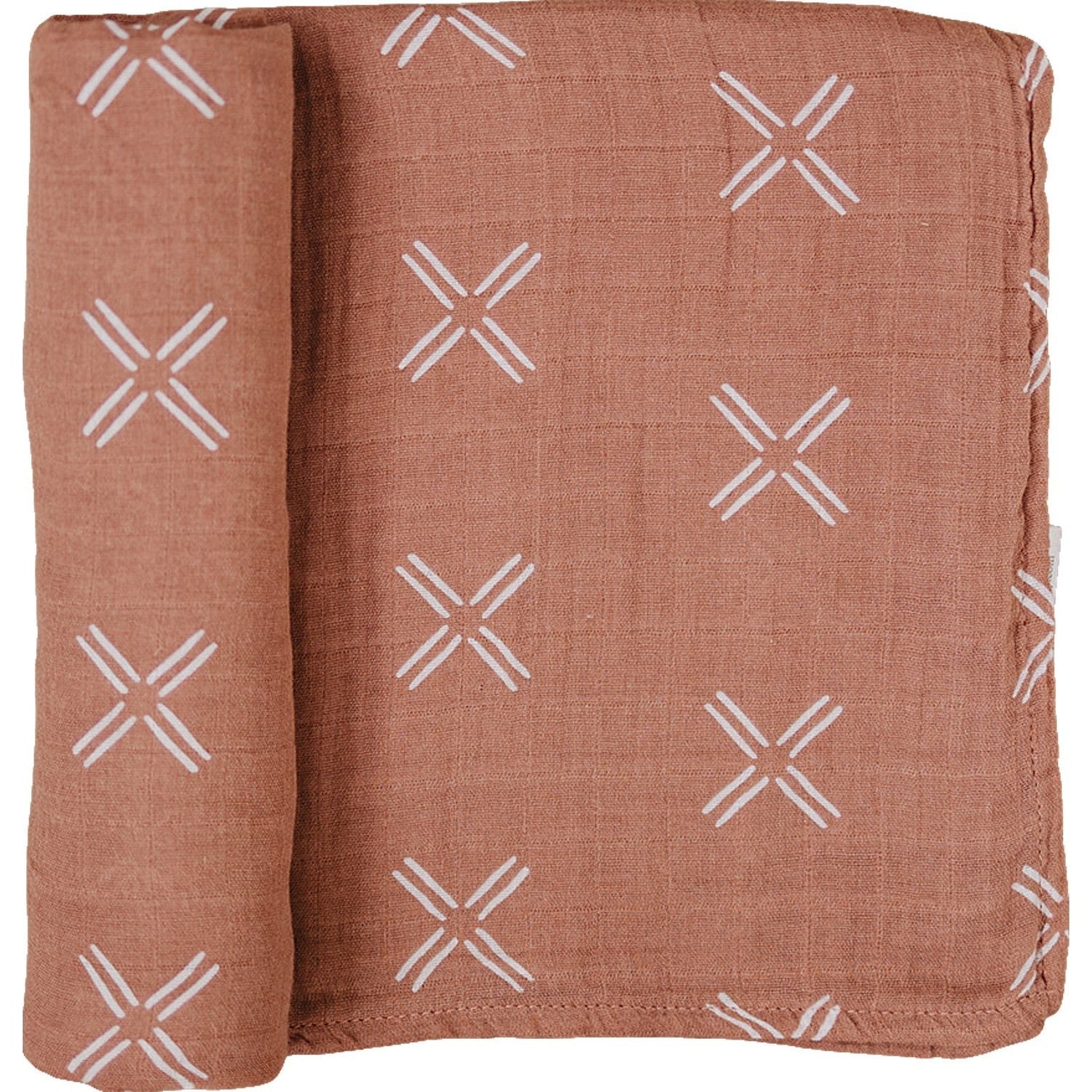 Just Peachy Muslin Swaddle Blanket - Tenth &amp; Pine - 
