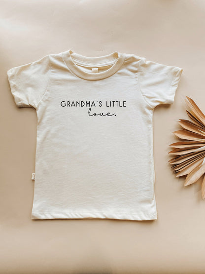 Kids Graphic Tee | Grandma's Little Love | Organic Cotton - Tenth & Pine - Short Sleeve Tee - 2/3T