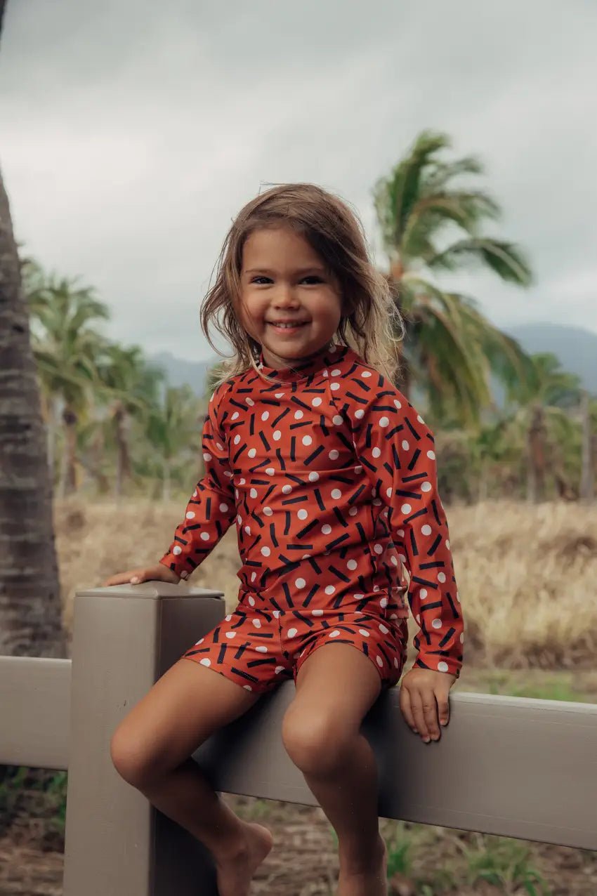 Kids Sticks and Stones Rash Guard - Tenth &amp; Pine - Rashguard - 3M