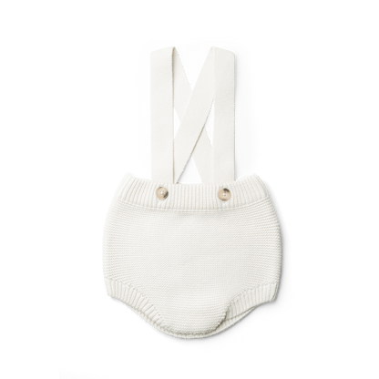 KNIT SUSPENDER BLOOMERS | CLOUD