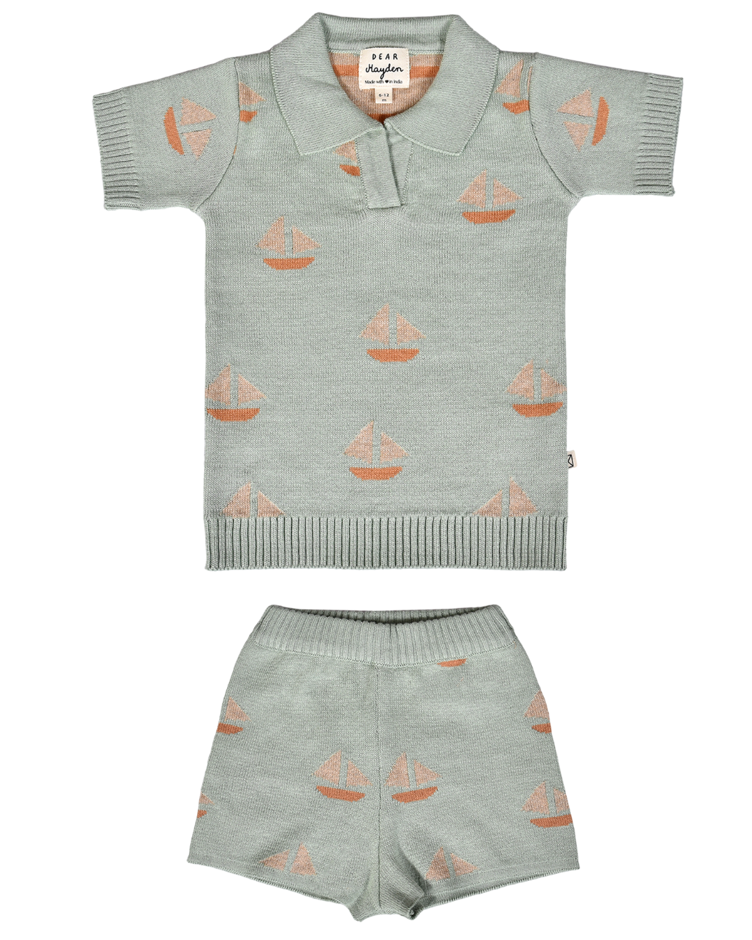 Cameron Knit Polo Seafoam