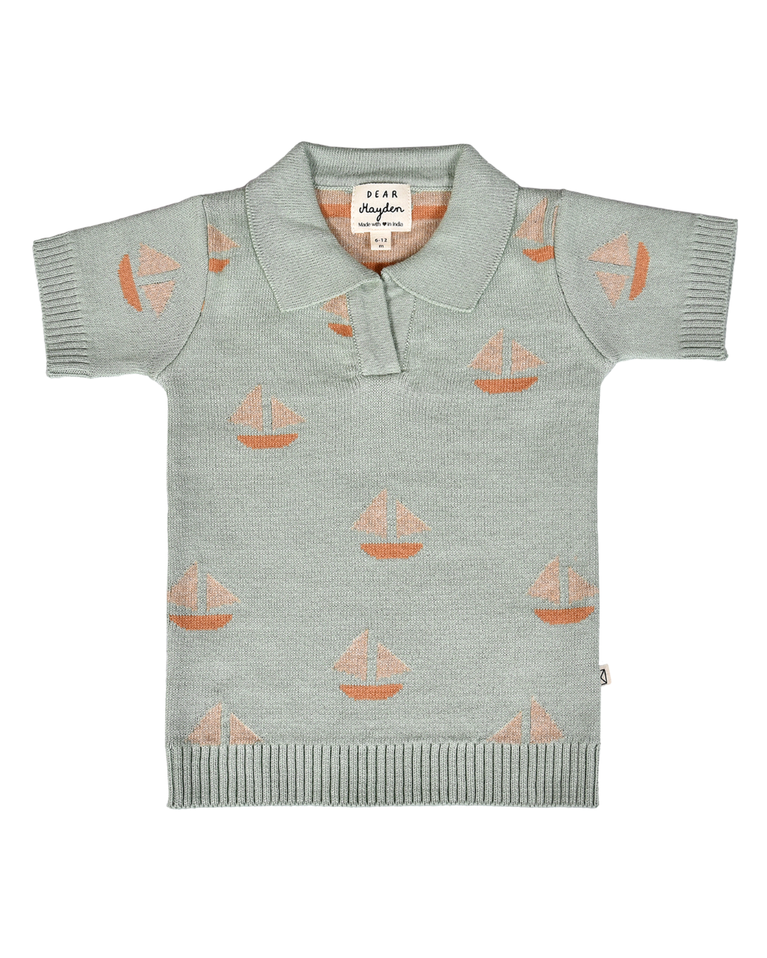 Cameron Knit Polo Seafoam