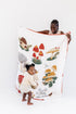 Large Mushroom Throw Blanket - Tenth & Pine - Quilts - 